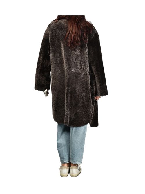 Cappotto Zoey Merinillo Alba in nappa marrone Arma Arma | 110L266075.02COFFEE BEAN